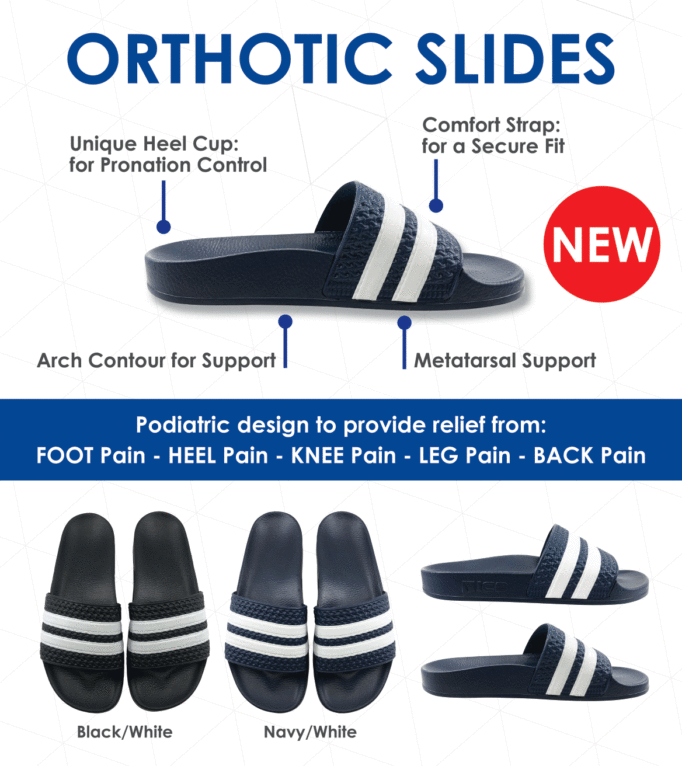 Orthopedische Slippers ZWART